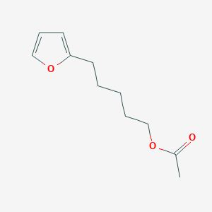 molecular formula C11H16O3 B8291713 5-(2-Furanyl)pentanol acetate 