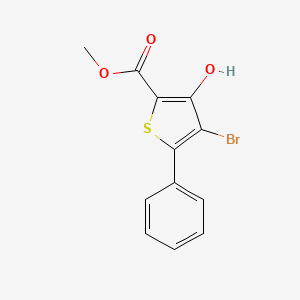 Methyl 4-bromo-3-hydroxy-5-phenyl-2-thiophenecarboxylate