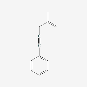 molecular formula C12H12 B8291797 2-Methyl-5-phenyl-1-pentene-4-yne 