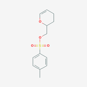 molecular formula C13H16O4S B8291834 2-tosyloxymethyl-3,4-dihydro-2H-pyran 