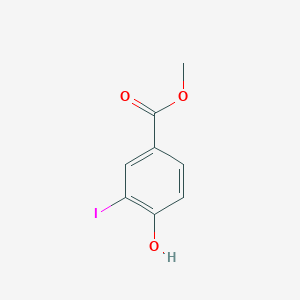 molecular formula C8H7IO3 B082920 Methyl 4-hydroxy-3-iodobenzoate CAS No. 15126-06-4