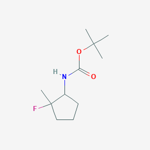 molecular formula C11H20FNO2 B8292063 Tert-butyl 2-fluoro-2-methylcyclopentylcarbamate 