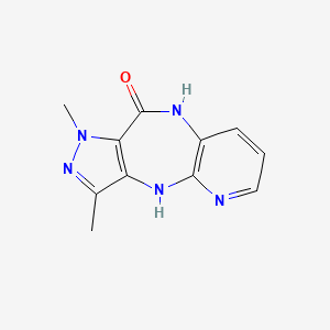 Pyrazolo(4,3-e)pyrido(3,2-b)(1,4)diazepin-10(1H)-one, 4,9-dihydro-1,3-dimethyl-