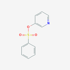 molecular formula C11H9NO3S B8292092 3-Pyridinyl benzensulfonate 