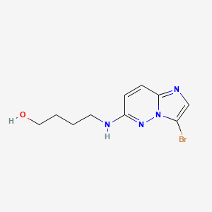 4-(3-Bromoimidazo[1,2-b]pyridazin-6-ylamino)butan-1-ol