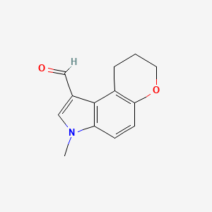 3-Methyl-3,7,8,9-tetrahydro-pyrano[3,2-e]indole-1-carboxaldehyde