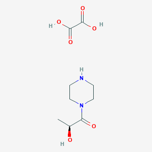 (S)-2-hydroxy-1-(piperazin-1-yl)propan-1-one oxalate