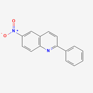 molecular formula C15H10N2O2 B8292419 6-Nitro-2-phenylquinoline 