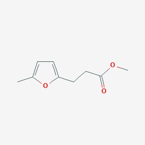 molecular formula C9H12O3 B8292448 Methyl 3-(5-methyl-2-furanyl)propionate 