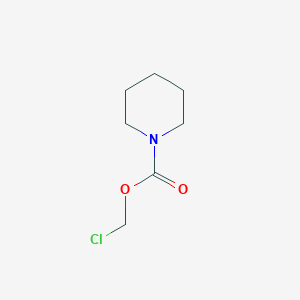 molecular formula C7H12ClNO2 B8292489 Chloromethyl 1-piperidinecarboxylate 