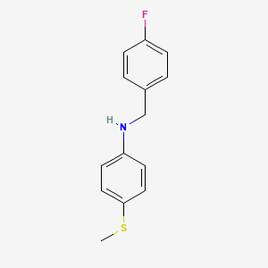 4-[(4-Fluorobenzyl)amino]thioanisole