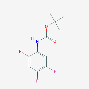 molecular formula C11H12F3NO2 B8292778 Tert-butyl (2,4,5-trifluorophenyl)carbamate 