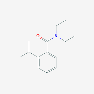 molecular formula C14H21NO B8292820 2-isopropyl-N,N-diethylbenzamide 