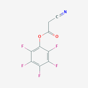 molecular formula C9H2F5NO2 B8292871 Perfluorophenyl 2-cyanoacetate 