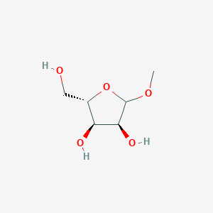 molecular formula C6H12O5 B8292913 1-O-Methyl-L-ribofuranose 