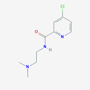 molecular formula C10H14ClN3O B8292945 4-chloro-N-(2-(dimethylamino)ethyl)picolinamide 