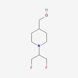 (1-(1,3-Difluoropropan-2-yl)piperidin-4-yl)methanol