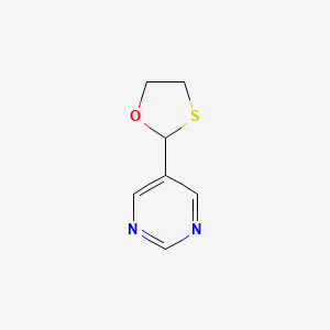 5-(1,3-Oxathiolan-2-yl)pyrimidine