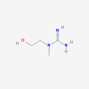 molecular formula C4H11N3O B082930 N-(2-Hydroxyethyl)-N-methylguanidine CAS No. 13429-32-8