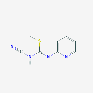 S-methyl-N-cyano-N'-pyridylisothiourea
