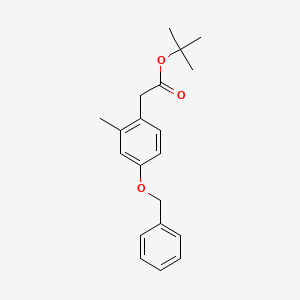 Tert-butyl [4-(benzyloxy)-2-methylphenyl]acetate