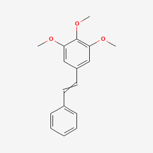 molecular formula C17H18O3 B8293132 3,5,4-Trimethoxystilbene 