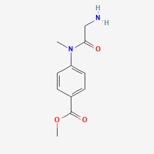 4-(Aminoacetyl-methyl-amino)-benzoic acid methyl ester