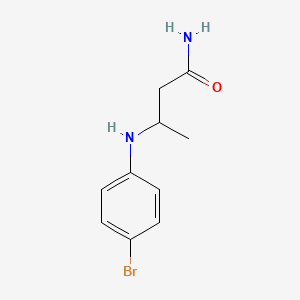 3-(4-Bromoanilino)butanamide
