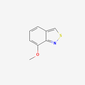 molecular formula C8H7NOS B8293239 7-Methoxy-2,1-benzisothiazole CAS No. 56910-93-1