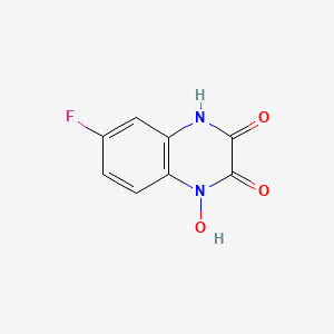 6-fluoro-1-hydroxyquinoxaline-2,3-(1H,4H)-dione