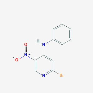 2-bromo-5-nitro-n-phenyl-4-pyridinamine