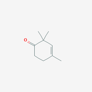 molecular formula C9H14O B8293593 2,2,4-Trimethyl-3-cyclohexen-1-one 