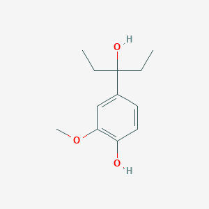 4-(1-Ethyl-1-hydroxy-propyl)-2-methoxy-phenol
