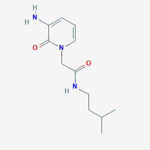 2-(3-Amino-2-oxopyridin-1(2H)-yl)-N-isopentylacetamide