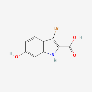 3-bromo-6-hydroxy-1H-indole-2-carboxylic acid