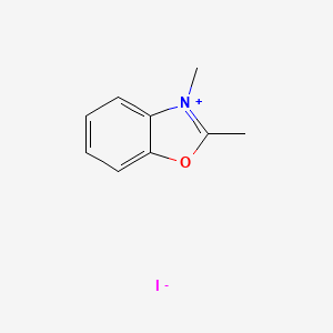 molecular formula C9H10INO B8293644 2,3-Dimethyl-1,3-benzoxazol-3-ium iodide CAS No. 5260-36-6