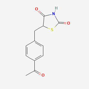 5-(4-Acetylbenzyl)thiazolidine-2,4-dione