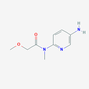 molecular formula C9H13N3O2 B8293702 N-(5-amino-pyridin-2-yl)-2-methoxy-N-methyl-acetamide 