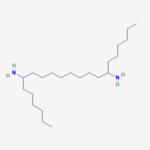 molecular formula C22H48N2 B8293931 Docosane-7,16-diamine CAS No. 70926-42-0