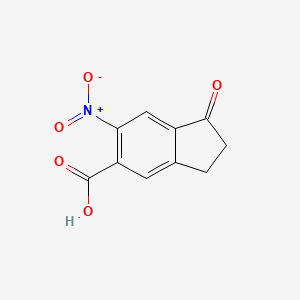 6-Nitro-1-oxo-indan-5-carboxylic acid