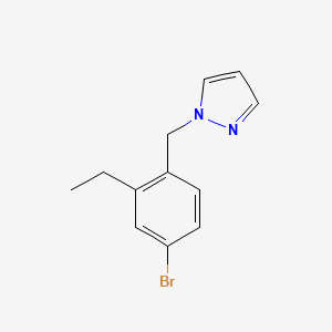 1-(4-Bromo-2-ethyl-benzyl)-1H-pyrazole