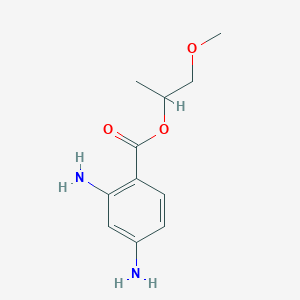 molecular formula C11H16N2O3 B8294058 (1-Methoxy-2-propyl)-2,4-diaminobenzoate 