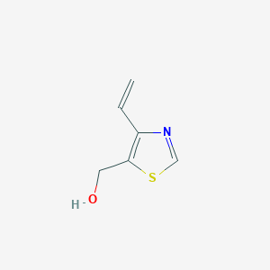 molecular formula C6H7NOS B8294195 (4-Ethenyl-1,3-thiazol-5-yl)methanol 