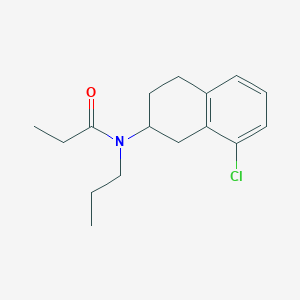 8-chloro-2-(N-n-propyl-N-propionylamino)tetralin