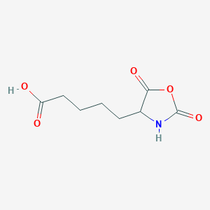 2,5-Dioxo-4-oxazolidinepentanoic acid
