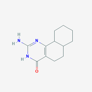 2-Amino-5,6,6a,7,8,9,10,10a-octahydrobenzo[h]quinazolin-4-ol