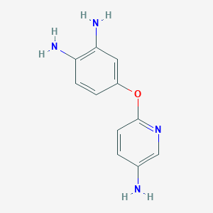 molecular formula C11H12N4O B8294646 5-Amino-2-(3,4-diaminophenoxy)pyridine 