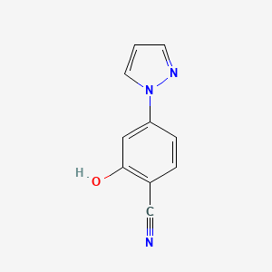 2-Hydroxy-4-pyrazol-1-yl-benzonitrile