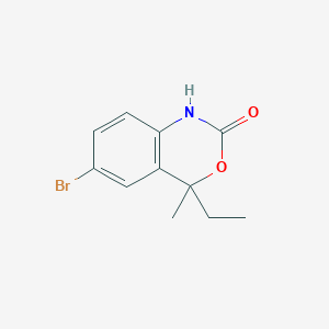 6-bromo-4-ethyl-4-methyl-1,4-dihydro-2H-3,1-benzoxazin-2-one