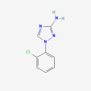 molecular formula C8H7ClN4 B8294672 1-(2-Chloro-phenyl)-1H-[1,2,4]triazol-3-ylamine 